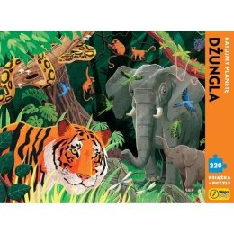Puzzle 220 elementów Dżungla Ratujmy planetę Wilga Play