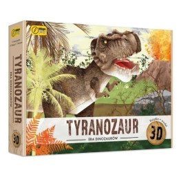 Puzzle 3D i książka Tyranozaur Wilga Play