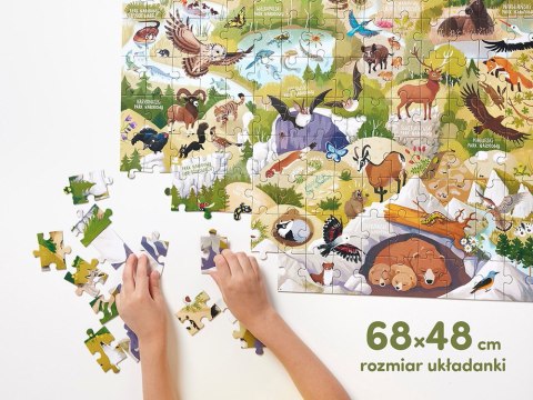 CzuCzu Dzikie puzzle Parki Narodowe 200 el. ZA4855