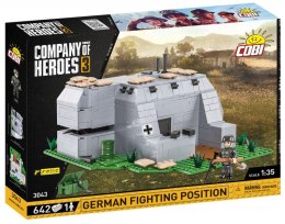 Klocki Company of Heroes 3 Niemiecka pozycja bojowa Cobi Klocki