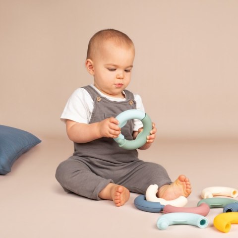 Smoby Little Krążki Edukacyjne Układanka Kółka dla Dzieci 12 elementów