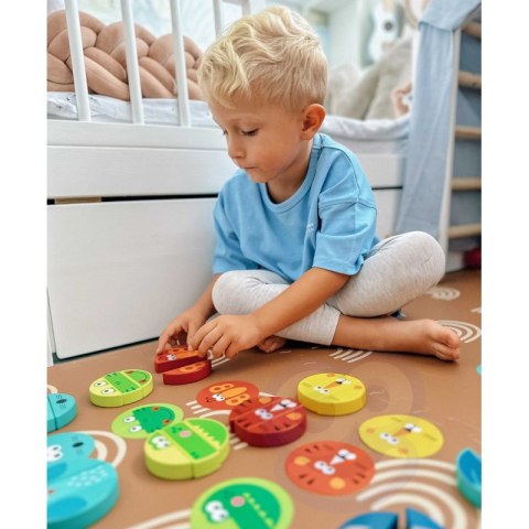 TOOKY TOY Jenga dla Dzieci Klocki Zwierzęta Gra Zręcznościowa