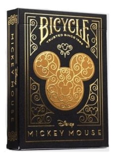 Karty Black & Gold Mickey Bicycle