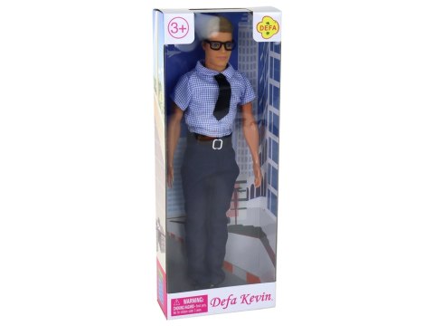 Lalka Dla Dzieci Mężczyzna Kevin Elegancki Strój Koszula Niebieska