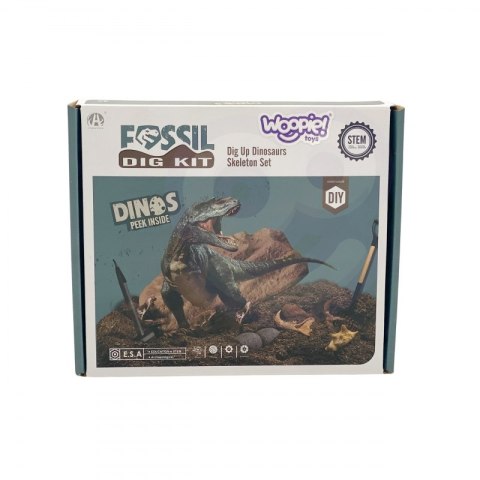 WOOPIE Wykopalisko 6w1 Dinozaur Szkielet Mały Archeolog