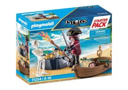 Figurka Pirates 71254 Starter Pack Pirat z łodzią Playmobil