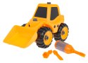 Spychacz do Skręcania dla dzieci 3+ Pojazd budowlany + Śrubokręt + 3 Wymienne Bity