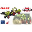 FALK Ogromny traktor CLAAS AXOS z Przyczepą, Łyżką i Spychaczem