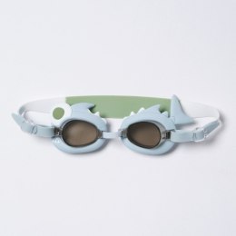 Okulary pływackie dla dzieci - Shark Tribe, Khaki Sunnylife