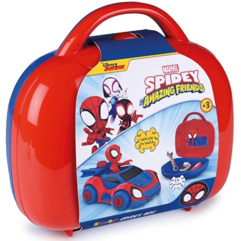 Smoby Walizka z Narzędziami Spidey Samochód do Skręcania