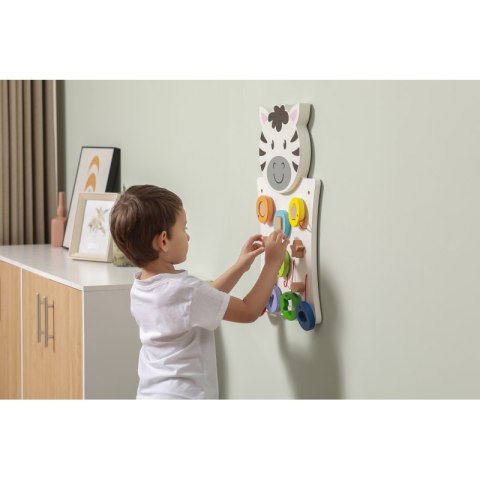 Drewniana Gra Dopasuj kształty Zebra Viga Toys