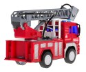 Interaktywny Wóz Straży pożarnej dla dzieci 3+ Model 1:20 + Funkcja Wody + Ruchome elementy + Napęd pull back + Dźwięki Światła