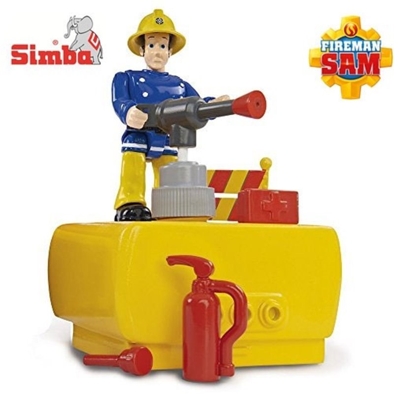 SIMBA Strażak SAM Pojazd Strażacki Figurka Akcesoria Dźwięk