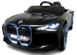 AUDI BMW i4 Czarny Auto na akumulator EVA Skóra pilot
