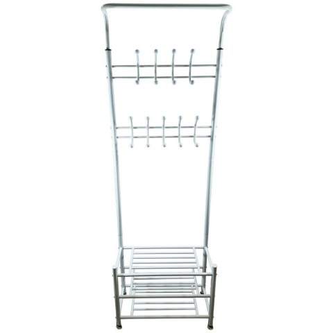 Biały Stojak Wolnostojący Wieszak Na kurtki Do Domu Biura Nowoczesny 3