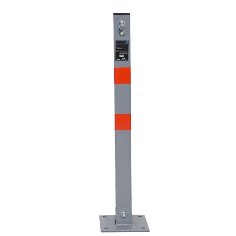 Blokada Parkingowa składana barierka słupek na parking 65cm szary