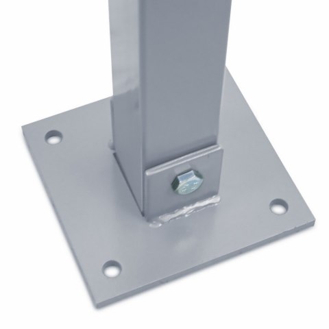 Blokada Parkingowa składana barierka słupek na parking 65cm szary