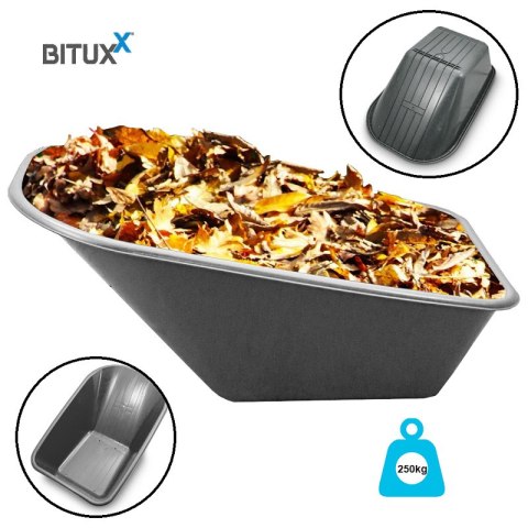 Duża Plastikowa misa do taczki Koryto do wózka ogrodowego PVC 100 L