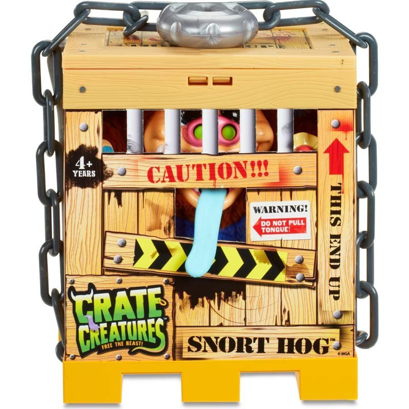 Crate Creatures Interaktywny stworek Snort Hog w klatce