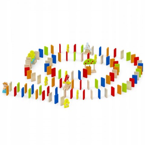 Viga Drewniana Gra Domino Farma 116 Elemntów