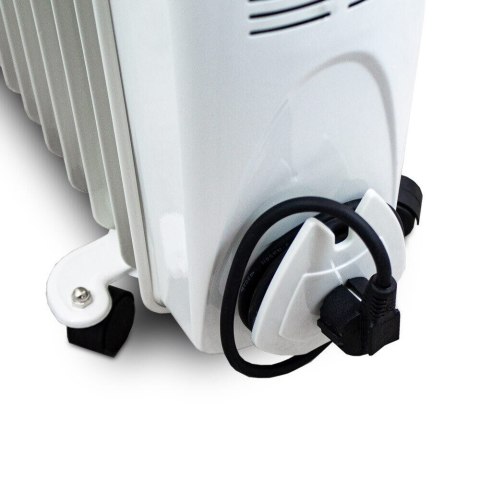 Elektryczny Grzejnik Olejowy 2500W Biały 11 żeberkowy XXL BITUXX