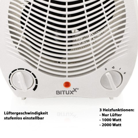 Farelka Termowentylator 2000W mobilny Grzejnik elektryczny Wentylator