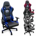 Fotel Krzesło gamingowe do grania/biurka CRYFOG z poduszkami obrotowe