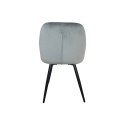 Fotel Welurowy Krzesło welur szare do salonu/pokoju uszak nowoczesny wygodny