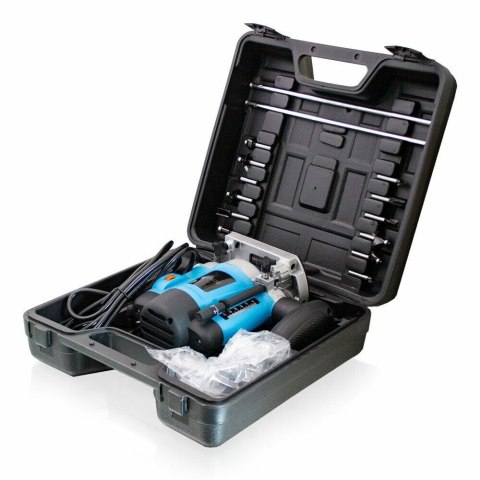 Frezarka do krawędzi 1200W 12 głowic w walizce górnowrzecionowe komplet