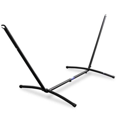 Hamak ogrodowy na metalowym stelażu mocny 270x110cm do 120kg