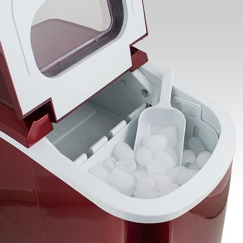 Kostkarka do kostek lodu Czerwona wydajna 15kg/doba do baru restauracji