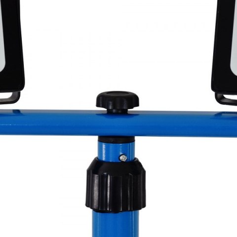 Ledowa Lampa z białym światłem na statywie Naświetlacz na budowe 2x50W