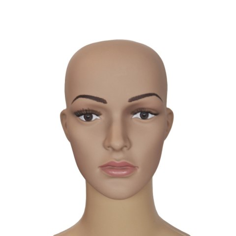 Manekin damski pełnopostaciowy siedzący wystawowy beżowy Bituxx