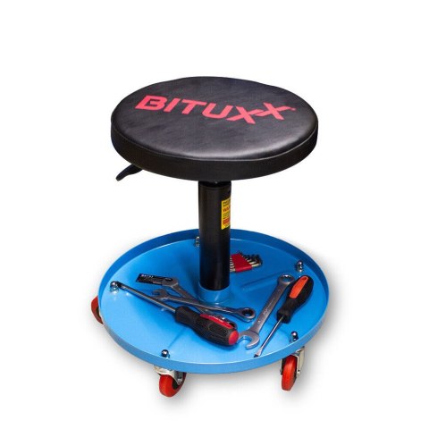 Obrotowy stołek do warsztatu z pneumatyczną regulacją wysokości