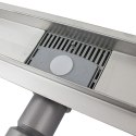 Odpływ liniowy prysznicowy 80cm stal nierdzewna wpust z syfonem Befliesbar