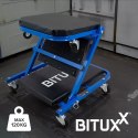 Składana Leżanka warsztatowa mobilna na kółkach Taboret do garażu BITUXX