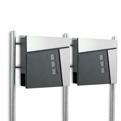 Skrzynka Wolnostojąca na listy Podwójna zestaw do bliźniaka domu wielorodzinnego