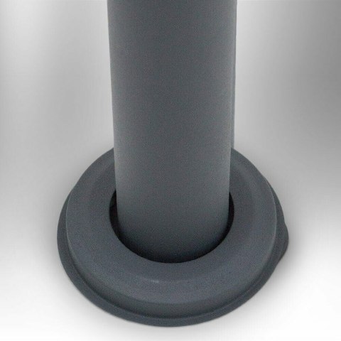 Skrzynka Wolnostojąca pocztowa na gazety prase Grafitowa słupek