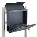 Skrzynka pocztowa na stojaku nierdzewna Wolnostojąca nowoczesna inox