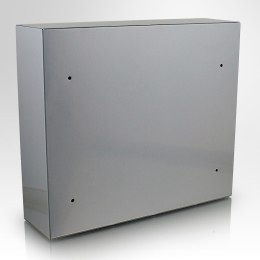 Solidna Skrzynka pocztowa na listy siwa lakierowana wrzutnia odporna