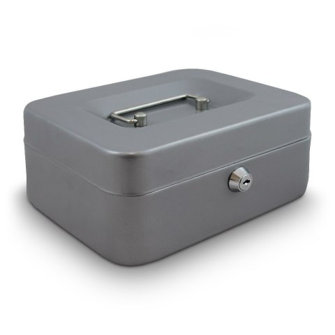 Szara Kasetka Skrytka do przechowywania pieniędzy 20cm Monety/bilony