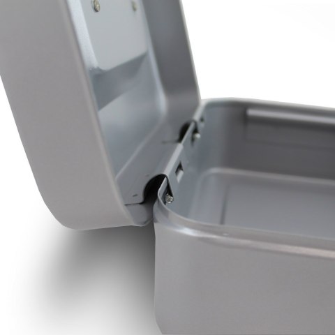 Szara Kasetka Skrytka do przechowywania pieniędzy 20cm Monety/bilony