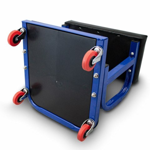 Taboret warsztatowy do garażu Krzesło na kółkach z półką na narzędzia