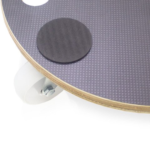 Wózek transportowy Bituxx okrągły podstawka na kółkach pod donicę meblę38x38cm udźwig 200kg