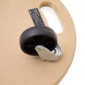 Wózek transportowy do 200kg płyta okrągła mdf 38cm na kółkach do przewożenia