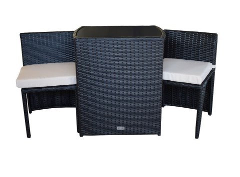 Zestaw Mebli Ogrodowych tarasowych Technorattan na Balkon Meble na taras