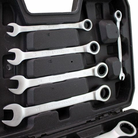 Zestaw Narzędzi Klucze płasko-oczkowe 12 elementów BITUXX 6-19mm