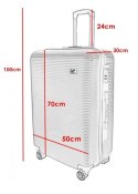 Zestaw Walizek podróżnych do samolotu na kółkach obrotowych lekkie
