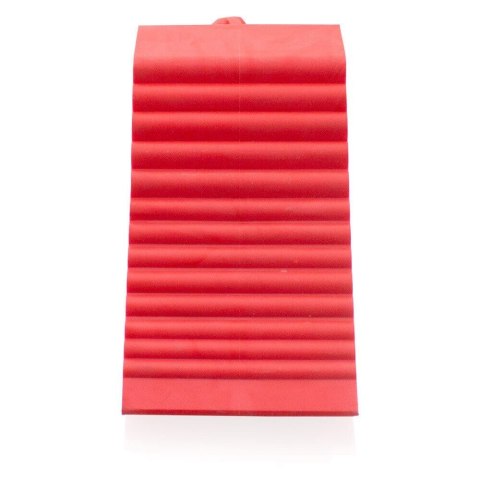 Zestaw gumowych klinów hamulcowych pod koła gumowe kliny z rączką czerwone 4 sztuki