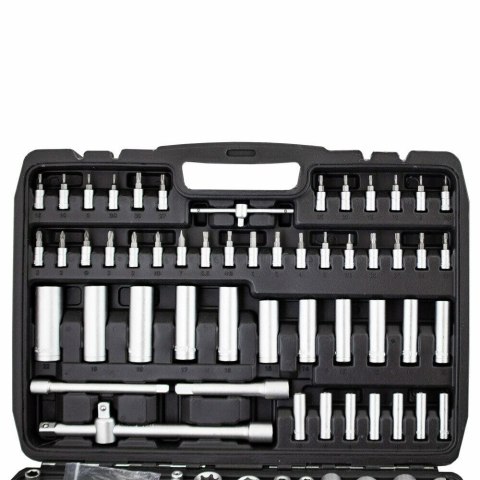 Zestaw narzędzi w Walizce profesjonalny 171 elementów Klucze/nasady/bity/imbusy